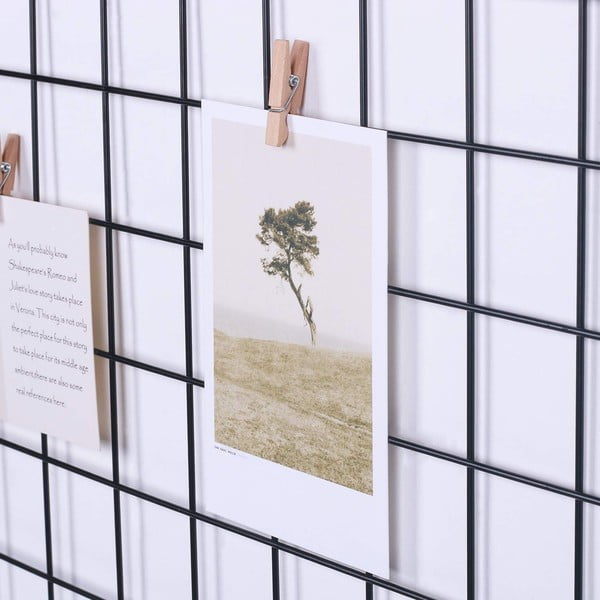 Metallo nero Lavagna per promemoria, 60 x 60 cm - Evila Originals-image-3