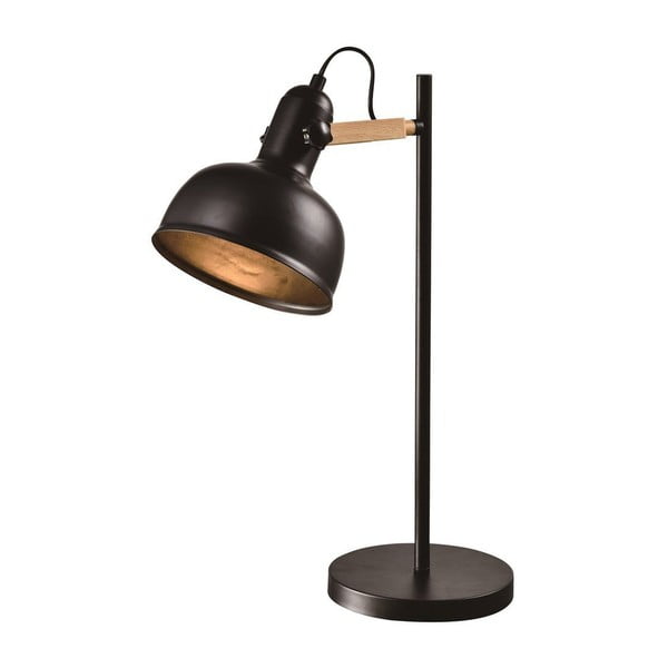 Lampada da tavolo in metallo nero (altezza 56 cm) Reno - Candellux Lighting