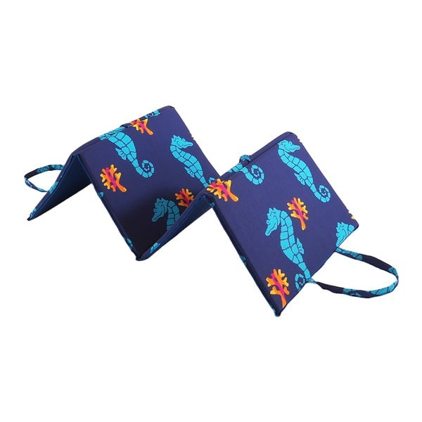 Cuscino per seduta da giardino blu per sedia a sdraio 49x137 cm   Seahorse – B.E.S.