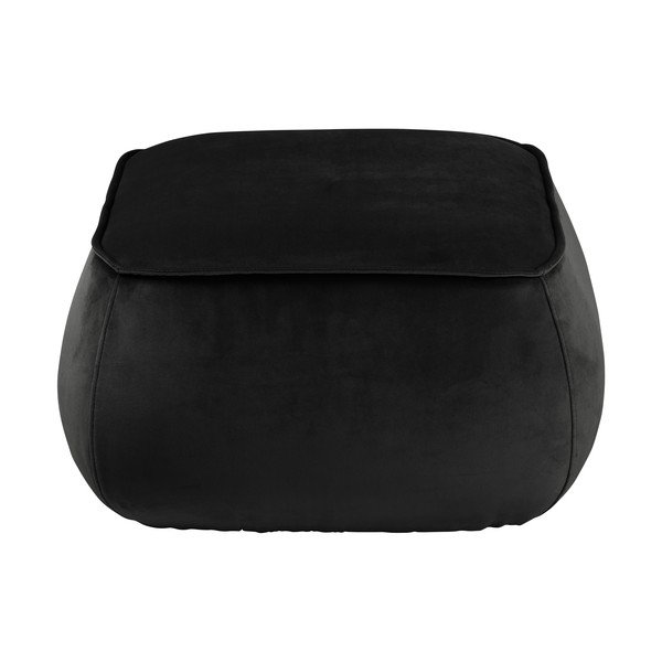 Pouf in velluto marrone-grigio , 60 x 60 cm Mie - Actona