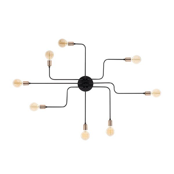 Lampada da parete in nero e bronzo Truva - Opviq lights-image-3