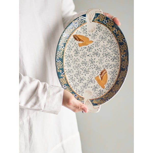 Vassoio in gres 25x34 cm Hezha – Bloomingville-image-1