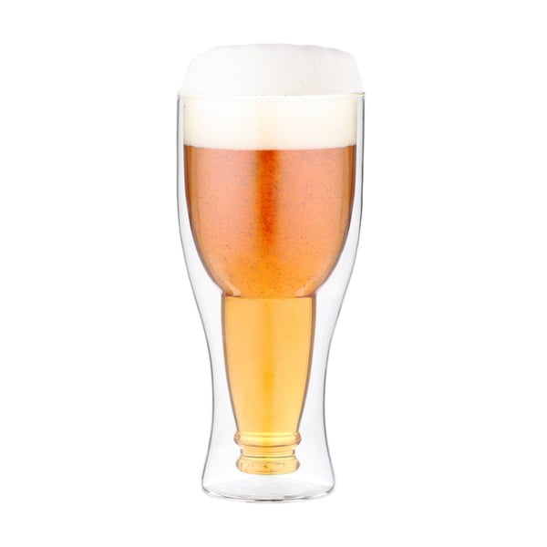 Bicchiere da birra a doppia parete , 350 ml - Vialli Design-image-1