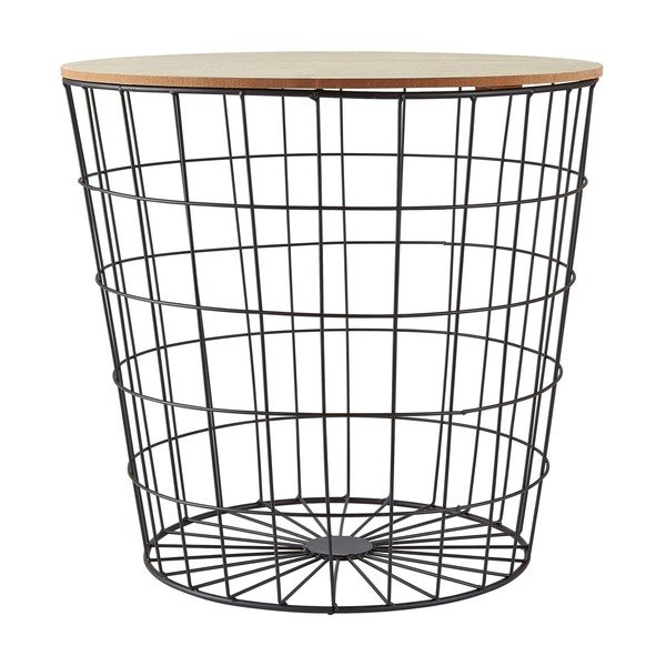 Mřížkovaný odkládací stolek Villa Collection, ∅ 49 cm