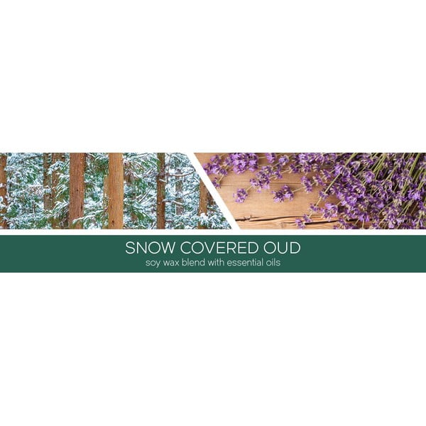 Candela profumata, durata di combustione 35 h Snow Covered Oud - Goose Creek-image-1