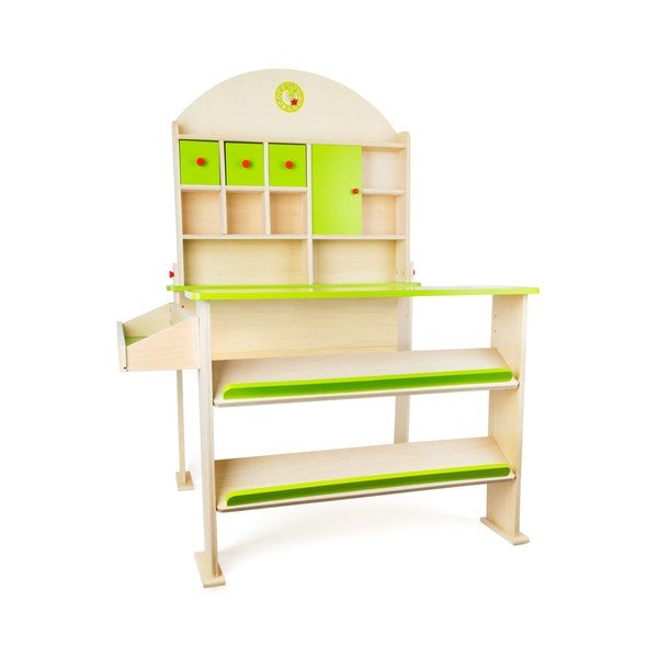 Negozio di giocattoli in legno per bambini Giornata di mercato - Legler-image-1