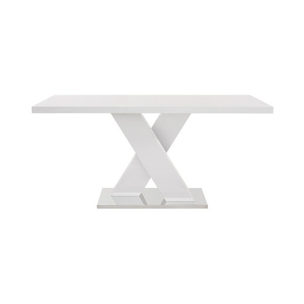 Tavolo da pranzo lucido 90x160 cm Camarque – Støraa-image-2