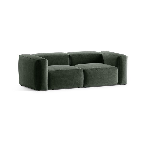 Divano verde 224 cm Bergamo – Cosmopolitan Design-image-2