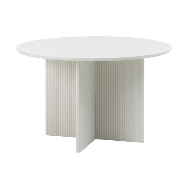 Tavolo da pranzo rotondo grigio chiaro ø 120 cm Palma - Unique Furniture