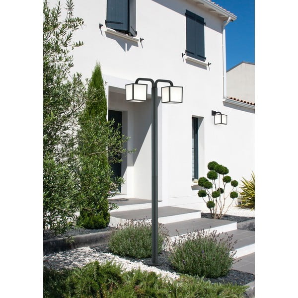 Illuminazione esterna LED a colonna (altezza totale 200 cm) Cubango – Trio-image-2