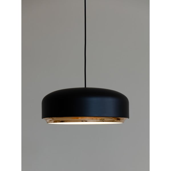 Apparecchio a sospensione LED nero con paralume in metallo ø 40 cm Hazel medium - UMAGE-image-4