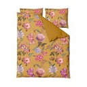Biancheria da letto in cotone sateen color ocra 200 x 200 cm Blossom - Bonami Selection
