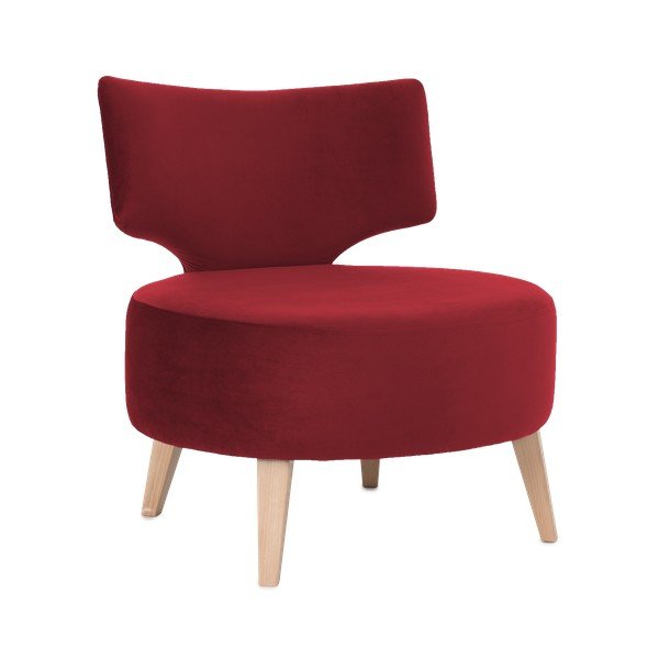 Poltrona Flippin Custom Form rosso scuro - CustomForm
