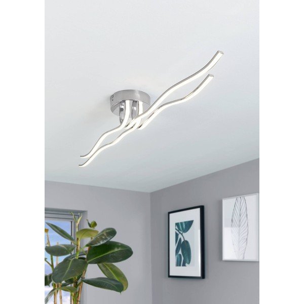 Plafoniera LED argentata 16x108,5 cm RONCADE – EGLO-image-1