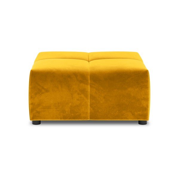 Modulo divano in velluto giallo Rome Velvet - Cosmopolitan Design-image-2