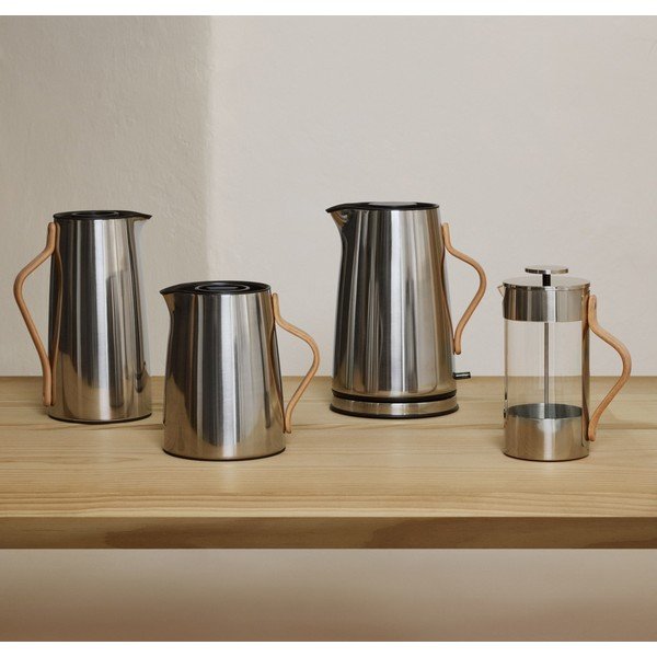 Caraffa termica argentata in acciaio inox 1,2 l Emma – Stelton-image-1
