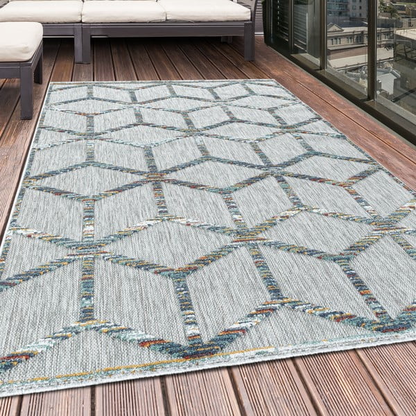 Passatoia per esterni grigio chiaro 80x250 cm Bahama - Ayyildiz Carpets-image-1