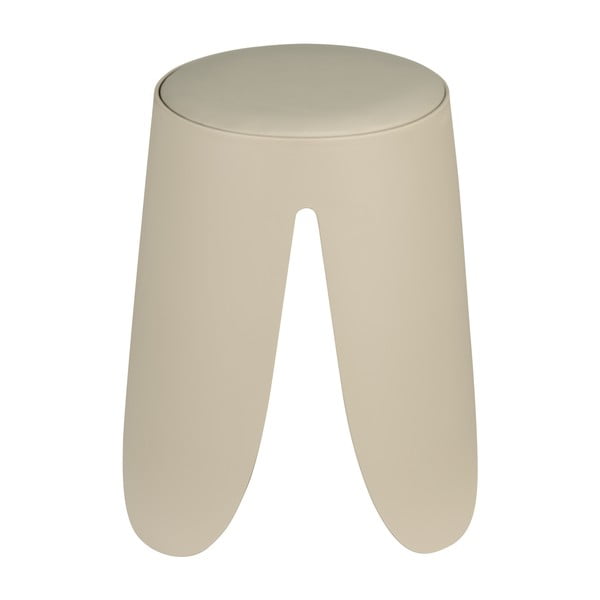 Sgabello beige in plastica impilabile Comiso – Wenko-image-2