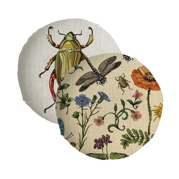 Cuscino reversibile , ⌀ 45 cm Tierra Bella - Madre Selva-image-3