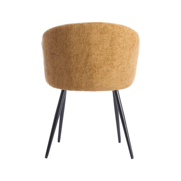 Set di sedie da pranzo giallo ocra in metallo 2 pz Radaja – Light & Living-image-4