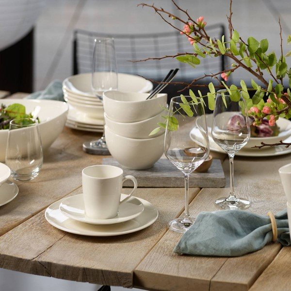 Bílý porcelánový podšálek Like by Villeroy & Boch Group White, 16 cm-image-2