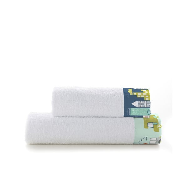 Set di asciugamani e teli da bagno in cotone 2 pezzi 50x100 cm Holidays - Moshi Moshi-image-2