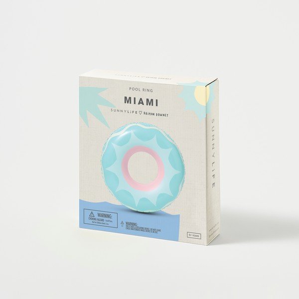 Anello gonfiabile , ø 110 cm Miami - Sunnylife-image-1