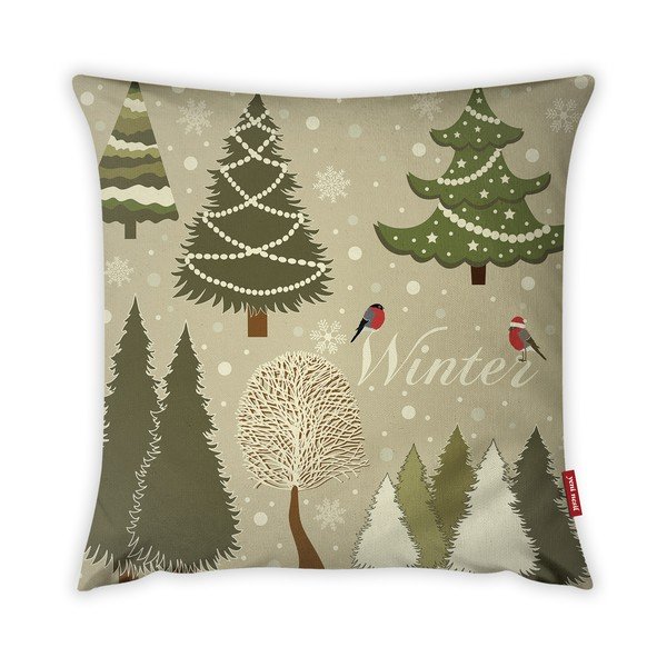 Povlak na polštář Vitaus Christmas Period Cute Pattern II, 43 x 43 cm