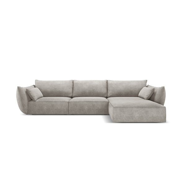 Divano angolare grigio chiaro (angolo destro) Vanda - Mazzini Sofas