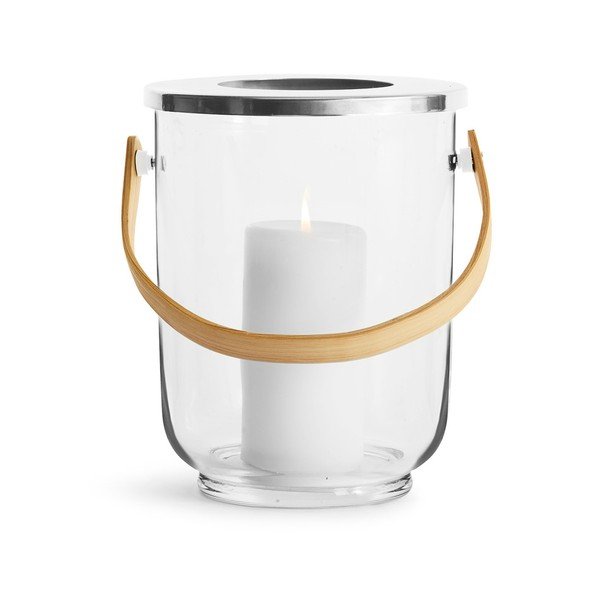 Vaso in vetro/legno Nature - Sagaform-image-2