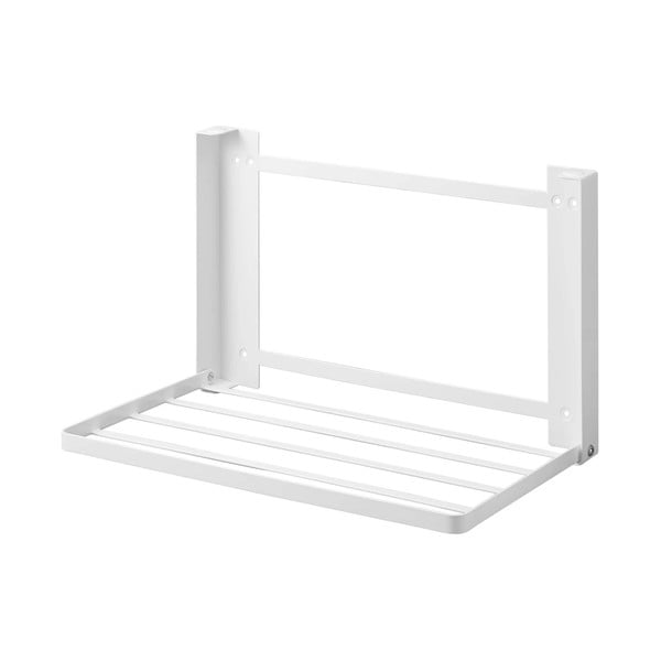 Mensola da bagno da parete bianco opaco in acciaio Tower – YAMAZAKI