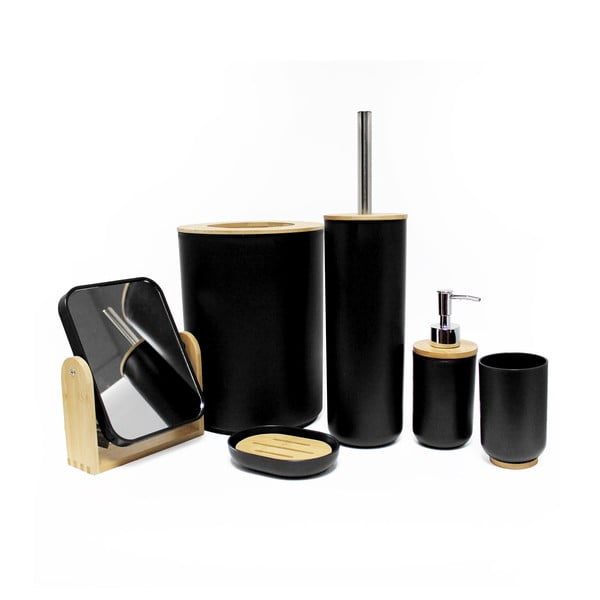 Portasaponetta nero in plastica Smart – douceur d'intérieur-image-1