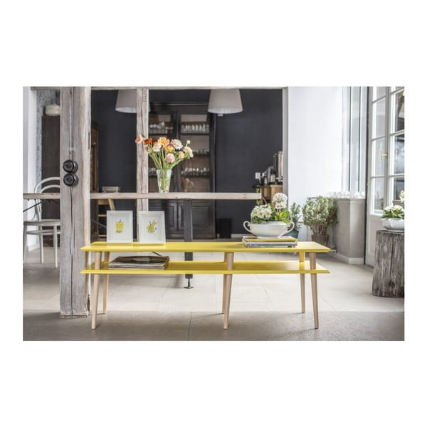 Tavolino bianco Mugo, lunghezza 119 cm - Ragaba-image-1