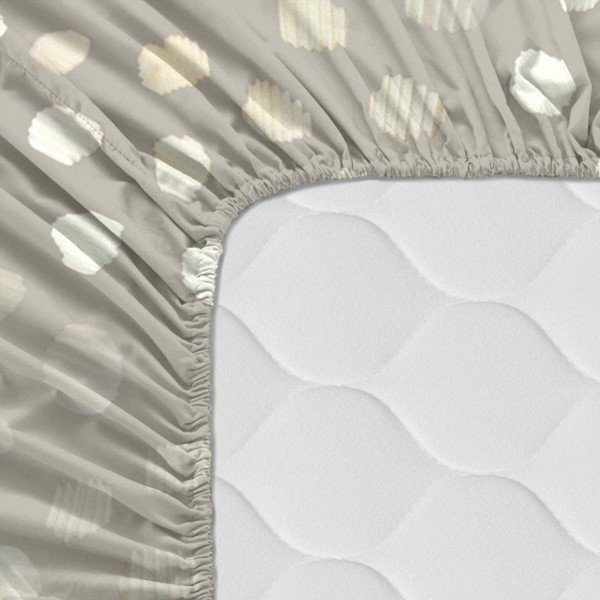 Lenzuolo di cotone Basic , 140 x 200 cm Light - Happy Friday-image-1