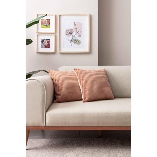 Federe decorative in set in velluto a coste 2 pz 43x43 cm – Mioli Decor-image-2