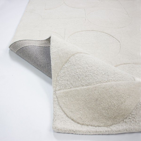 Tappeto avorio in lana tessuto a mano 200x290 cm Gigi – Flair Rugs-image-4