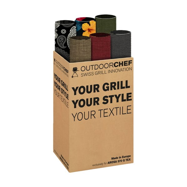 Pannello di copertura griglia grigio 238x0,2x58 cm Arosa - Outdoorchef-image-2