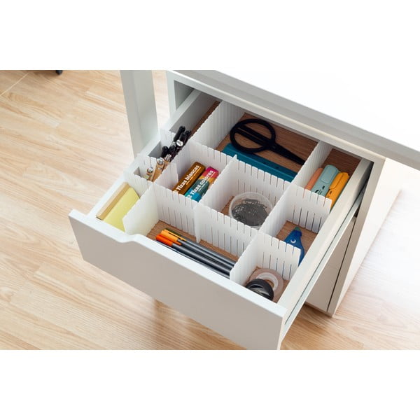 Set di divisori per cassetti in plastica 6 pz – Compactor-image-2