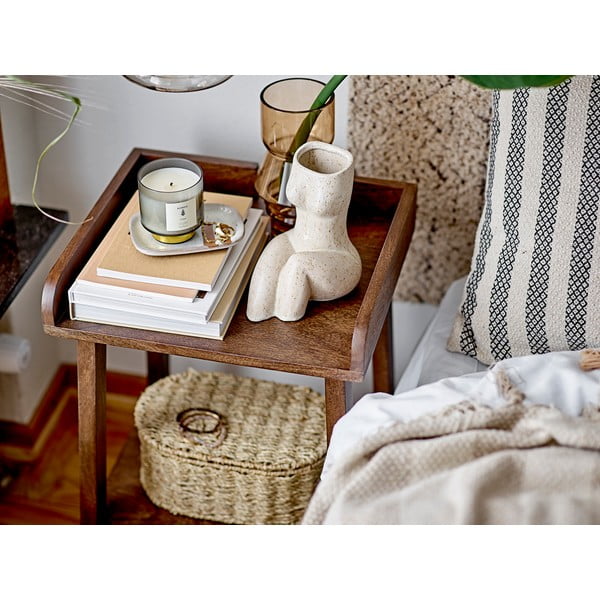 Passatoia color crema in misto cotone 75x245 cm Saxo – Bloomingville-image-1