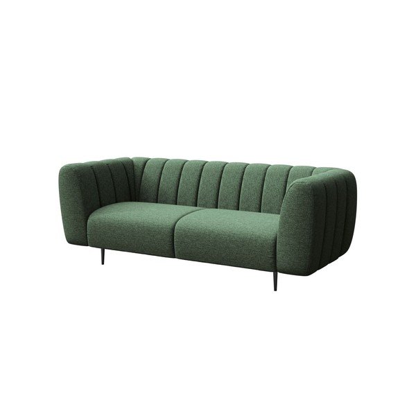 Divano in verde scuro 210 cm Shel – Ghado-image-2