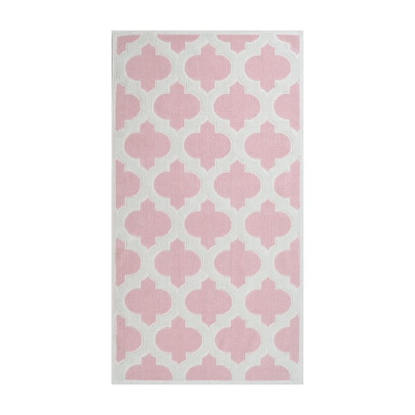 Pudrově růžový odolný koberec Vitaus Madalyon, 120 x 180 cm