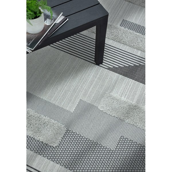 Tappeto grigio per esterni 200x290 cm Monty - Asiatic Carpets-image-1