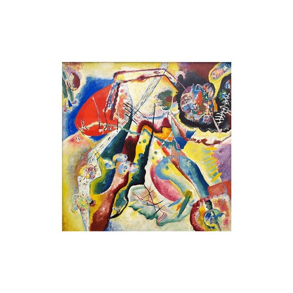 Reprodukce obrazu Vasilije Kandinského, 70 x 70 cm