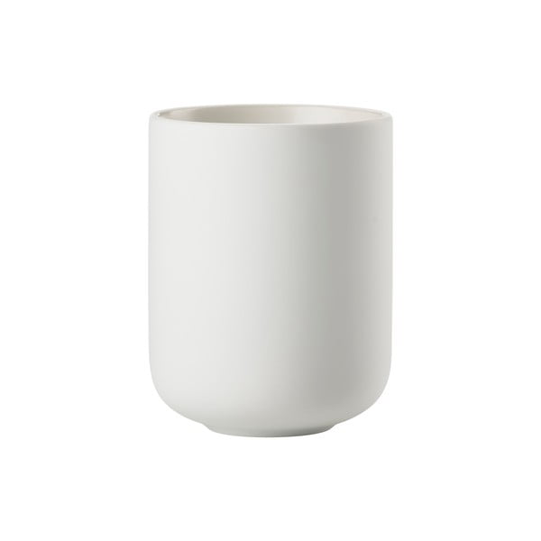 Portaspazzolino bianco in gres Sensu – Zone