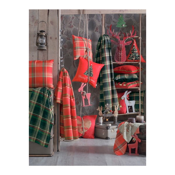 Runner da tavola verde e rosso Mike & Co. NEW YORK Celebrazione, 40 x 140 cm Honey - Mike & Co. NEW YORK-image-2