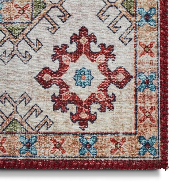 Tappeto rosso/beige 225x60 cm Topaz - Think Rugs-image-3