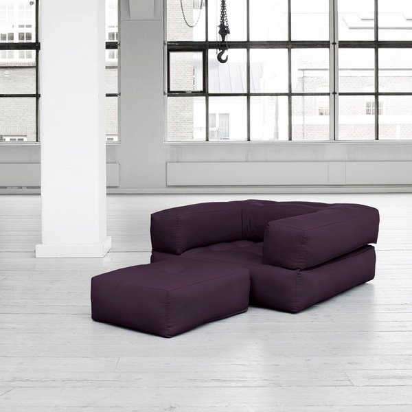 Variabilní křeslo Karup Cube Purple