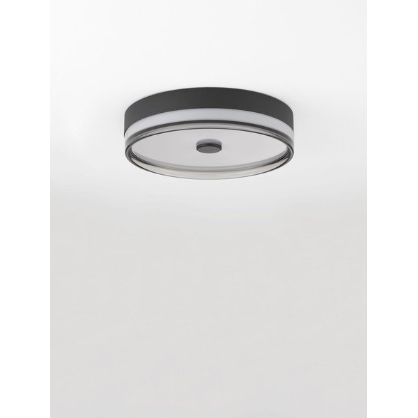 Plafoniera LED nera opaca in acciaio con intensità regolabile Helios – Nova Luce-image-2