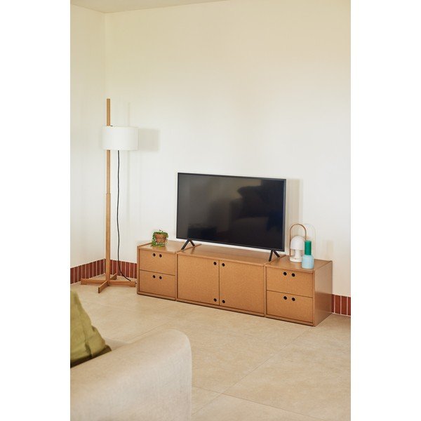 Mobile TV di colore naturale 157x42x40 cm Wally – Teulat-image-1