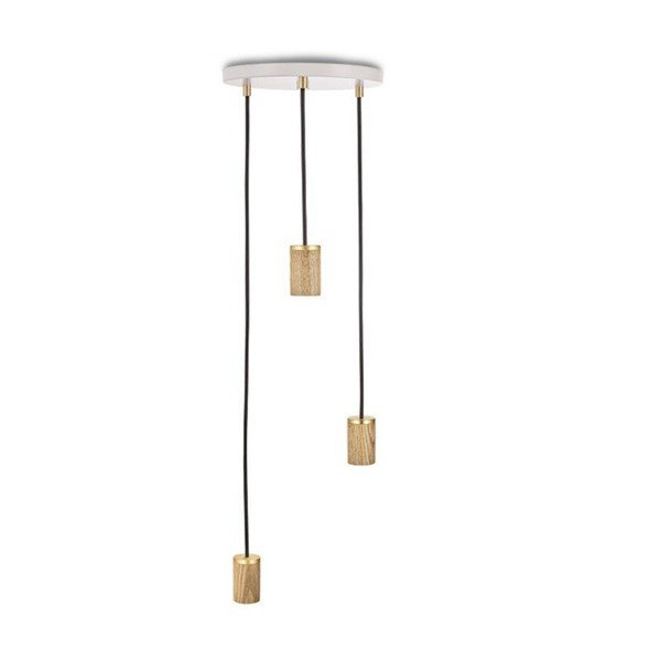 Apparecchio a sospensione dimmerabile in colore bianco-naturale ø 25 cm - tala